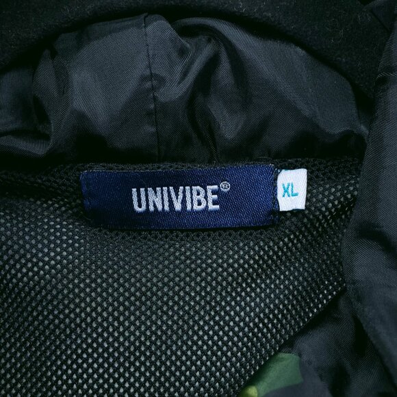 Univibe Boys Black Long Sleeve Full Zip Pockets Camouflage Green Jacket Size XL - Picture 2 of 13